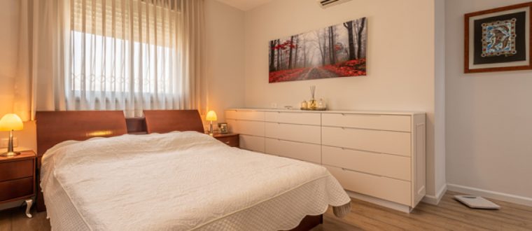 אווירה רומנטית בחדר שינה